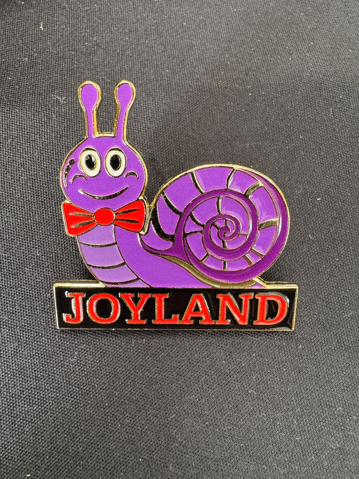 Joyland Snail Pin Badge Purple