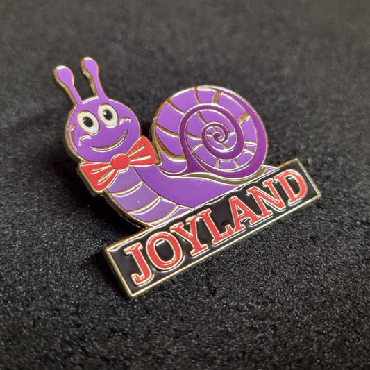 Joyland Snail Pin Badge Purple