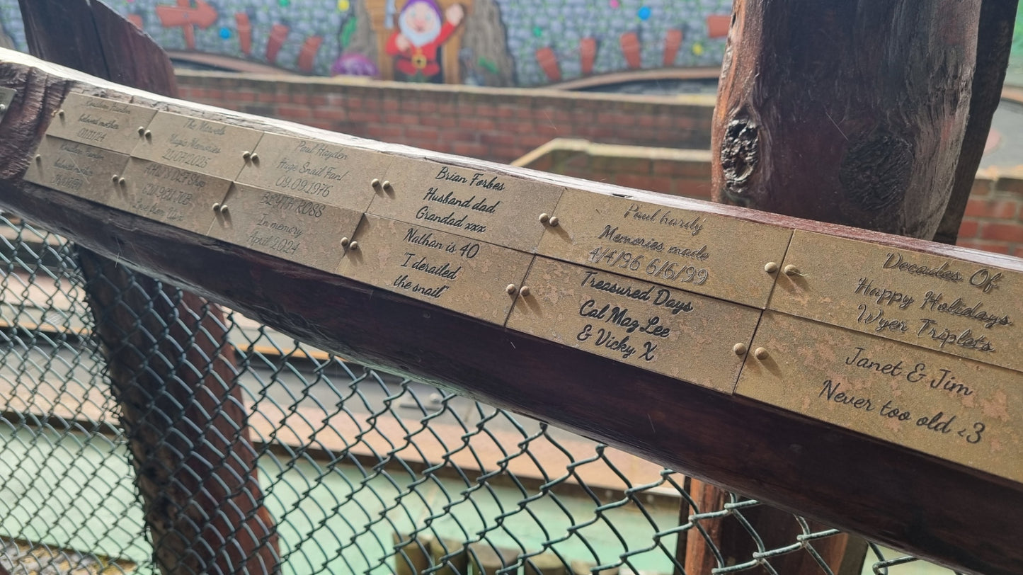 Memorial Plaque - Lifetime Display