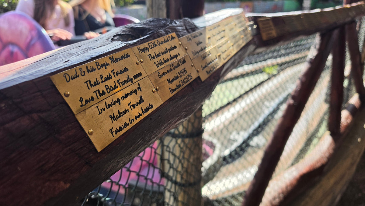 Memorial Plaque - Lifetime Display