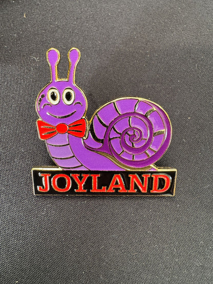 Joyland Snail Pin Badge Purple