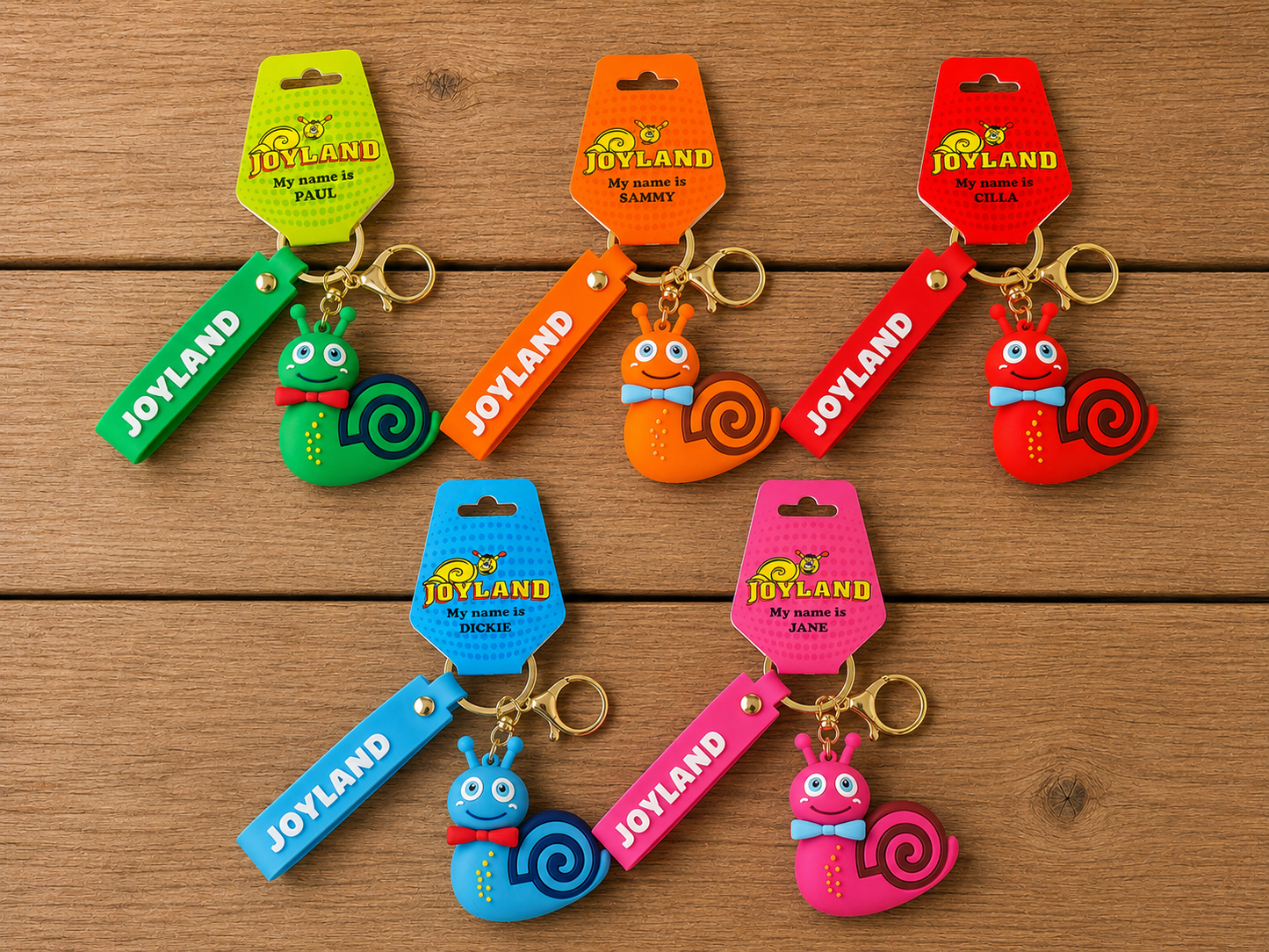 Snail Keyrings