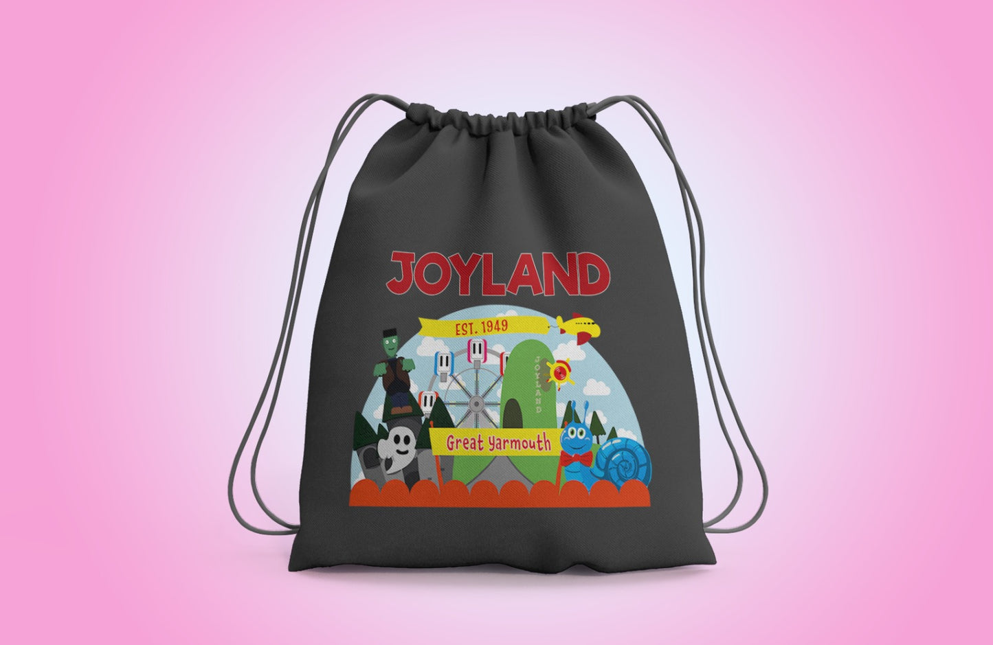 Joyland Drawstring Bags