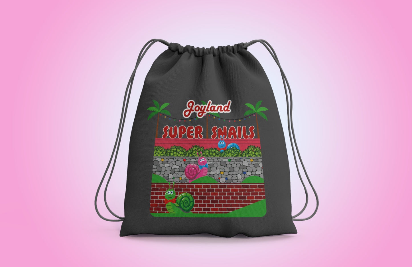 Joyland Drawstring Bags