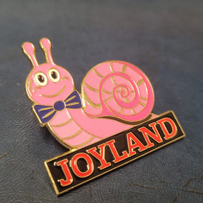 Pink Snail Pin Badge