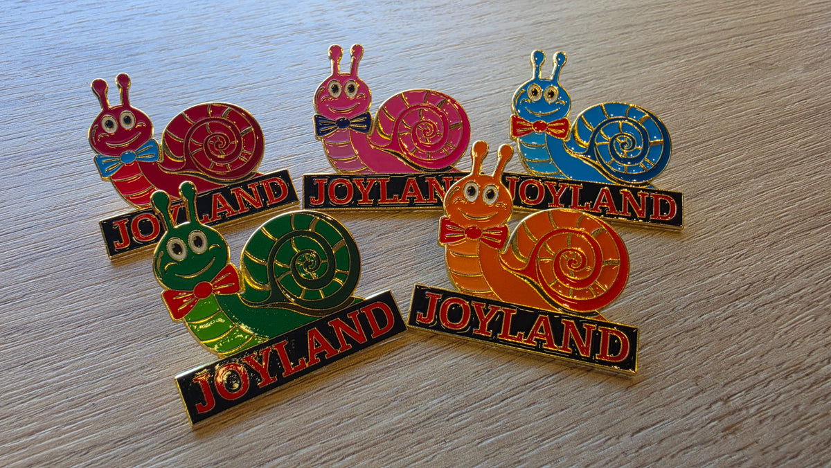 Enamel Snail Pin Badge